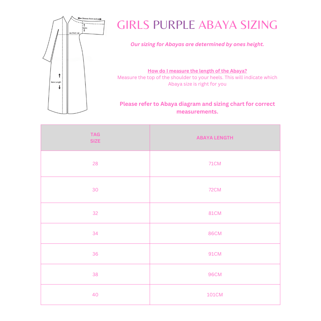 Girls Abaya