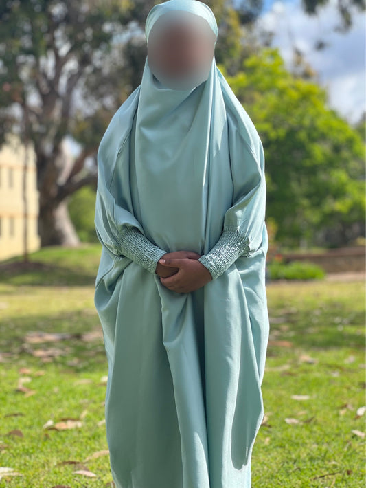 1 Piece Jilbab | Light Green