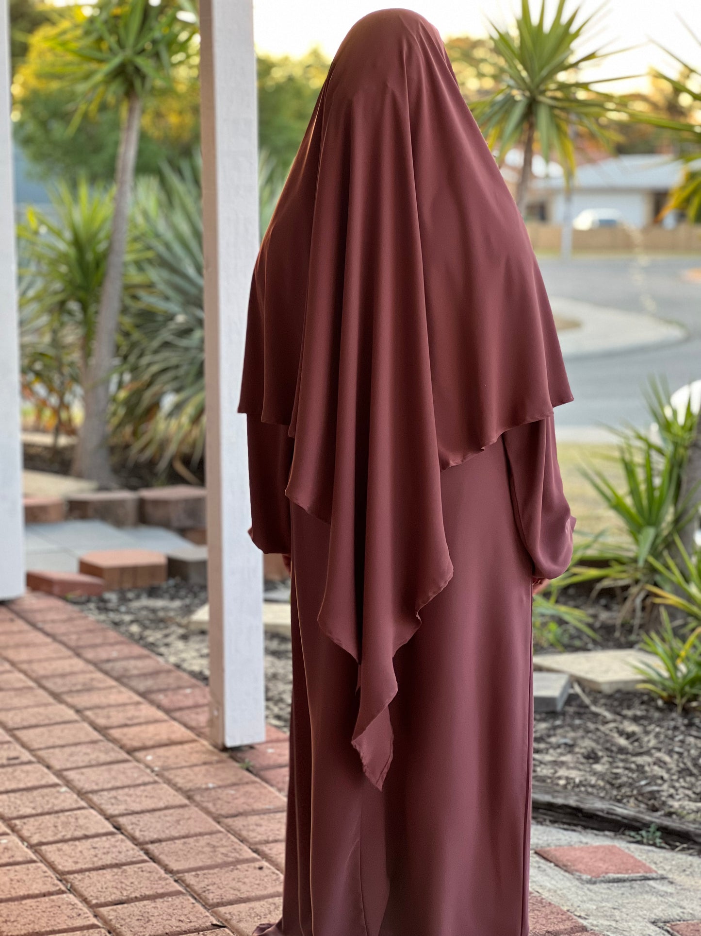 Abaya & Khimar Set | Dusty Pink