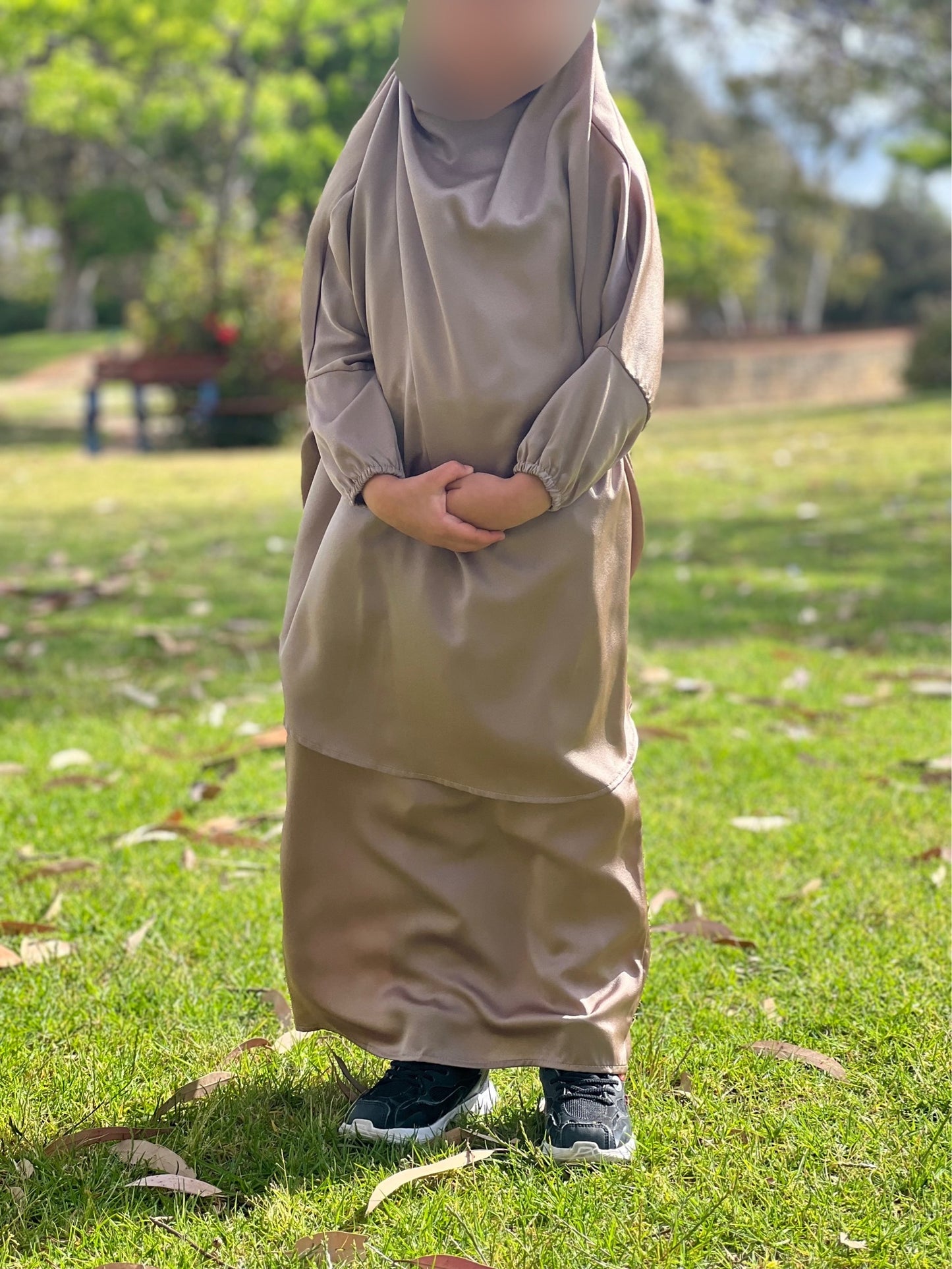 2 Piece Jilbab | Light Brown