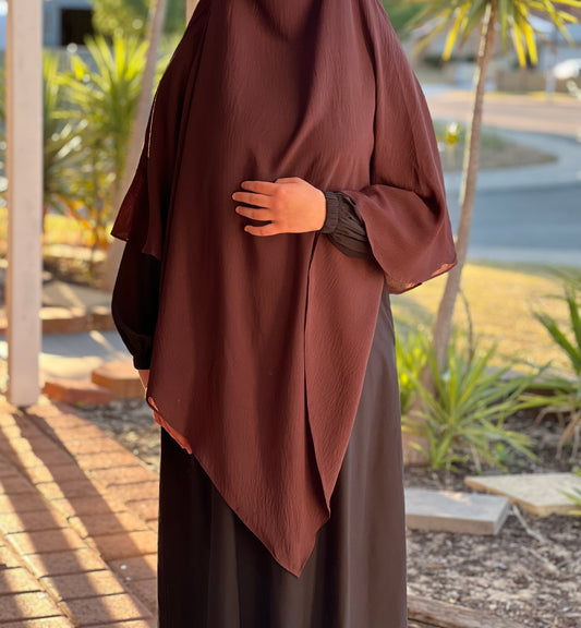 Diamond Khimar | Brown