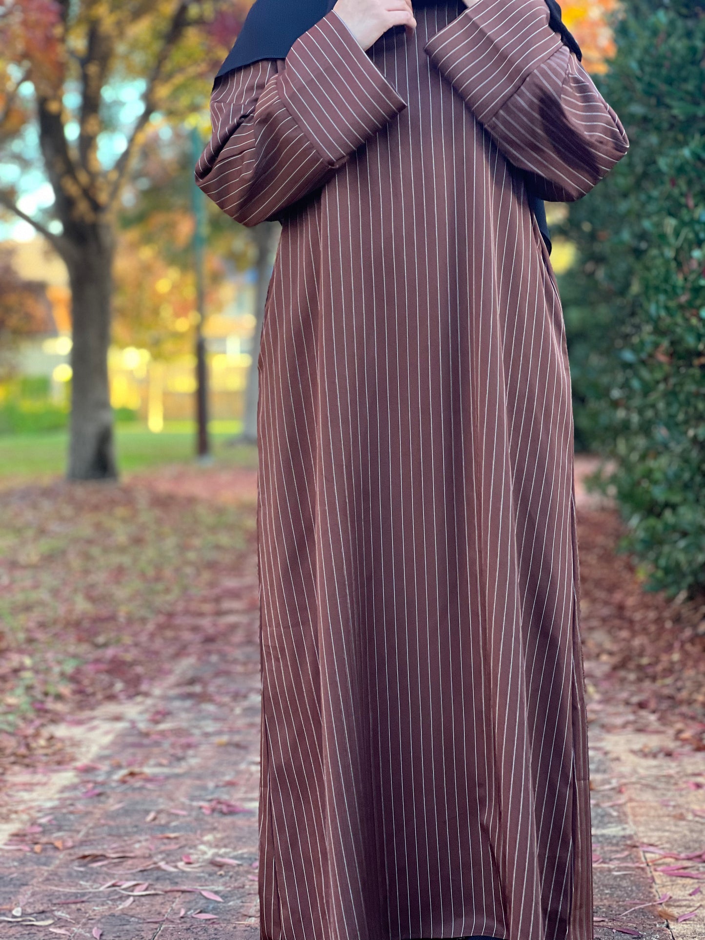 Pin Stripe Abaya